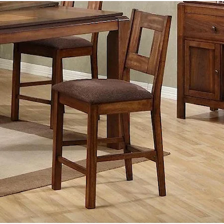 Bar Stool with Upholstered Seat